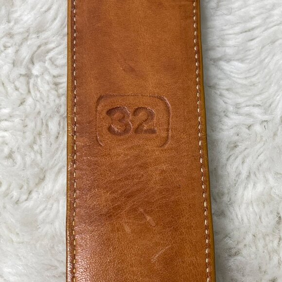 MONTANA Women\'s Tan Leather Cowboy Belt Size 32 main image 9